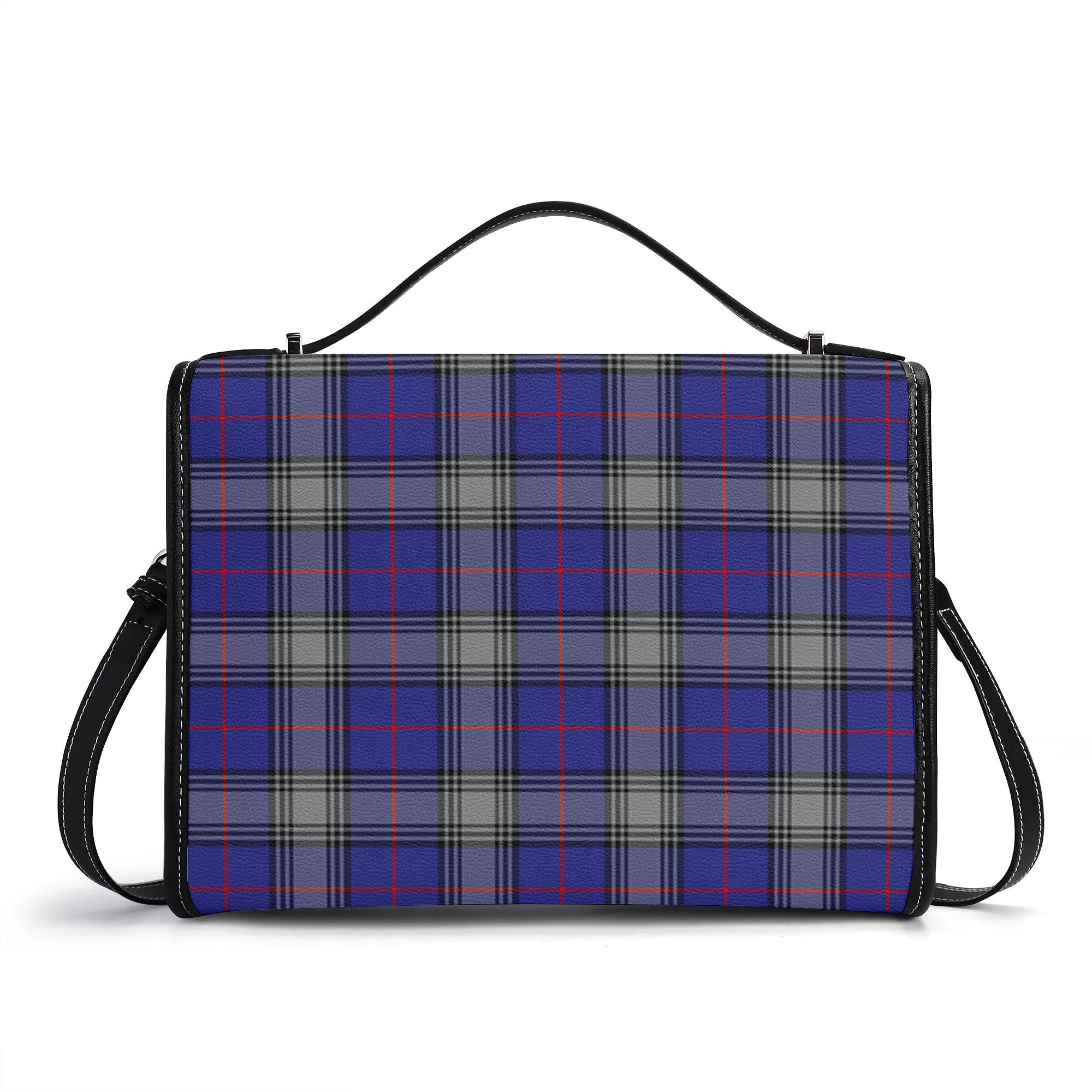 Kinnaird Tartan Crest Satchel Bag