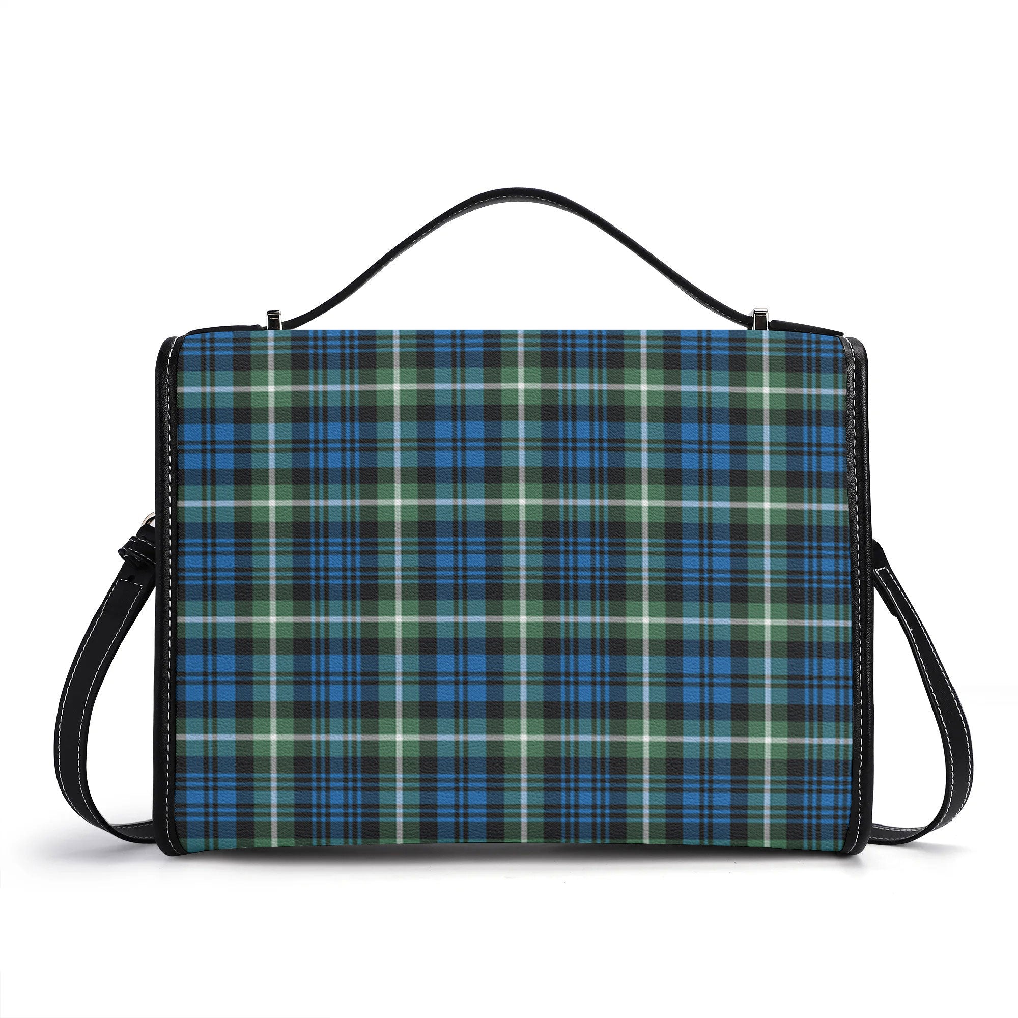 Lamont Ancient Tartan Crest Satchel Bag