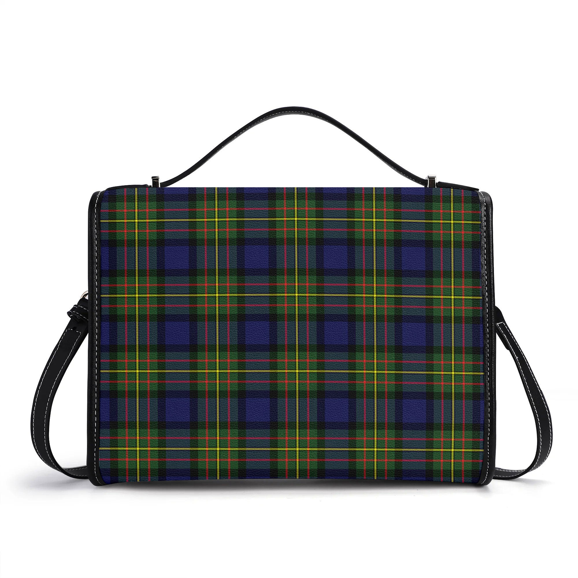 Laws Tartan Crest Satchel Bag