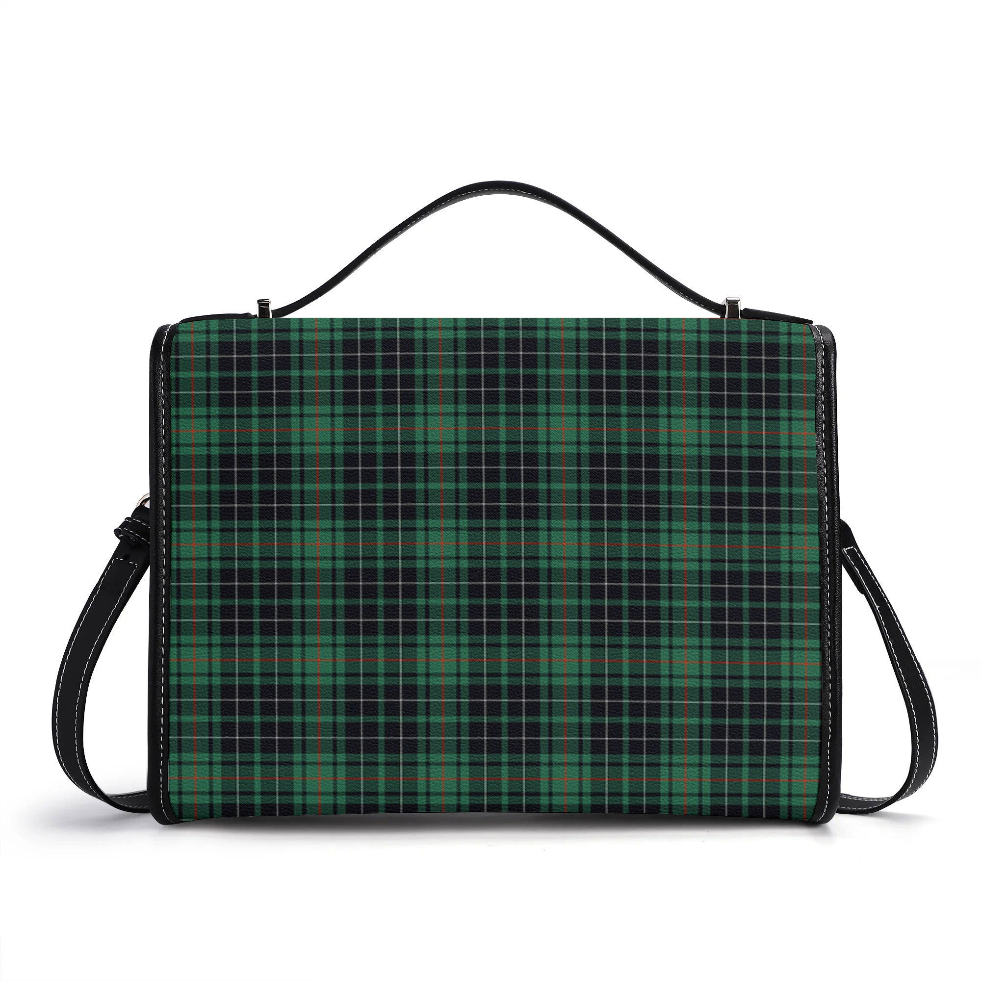MacAulay Hunting Ancient Tartan Crest Satchel Bag