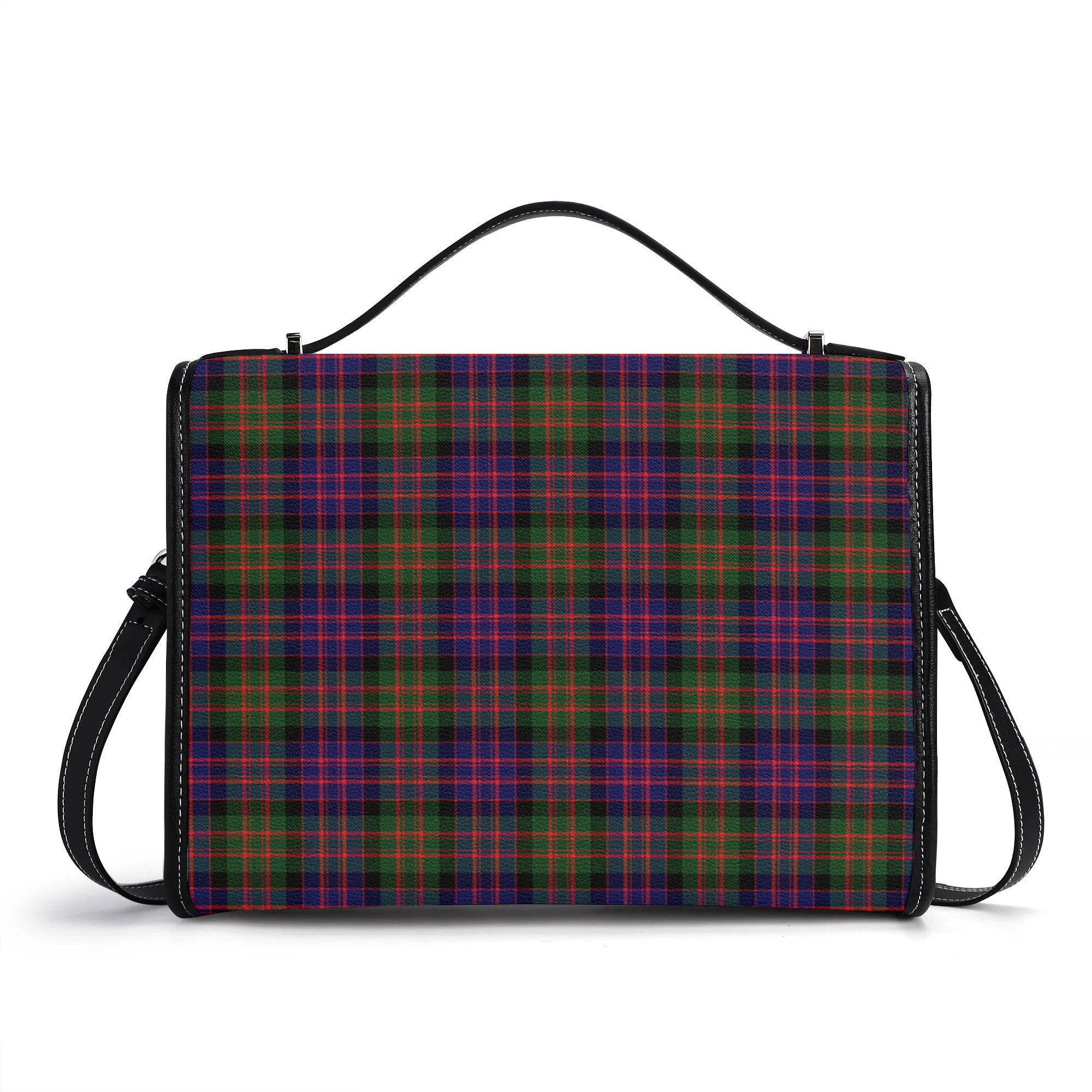MacDonnell of Glengarry Modern Tartan Crest Satchel Bag