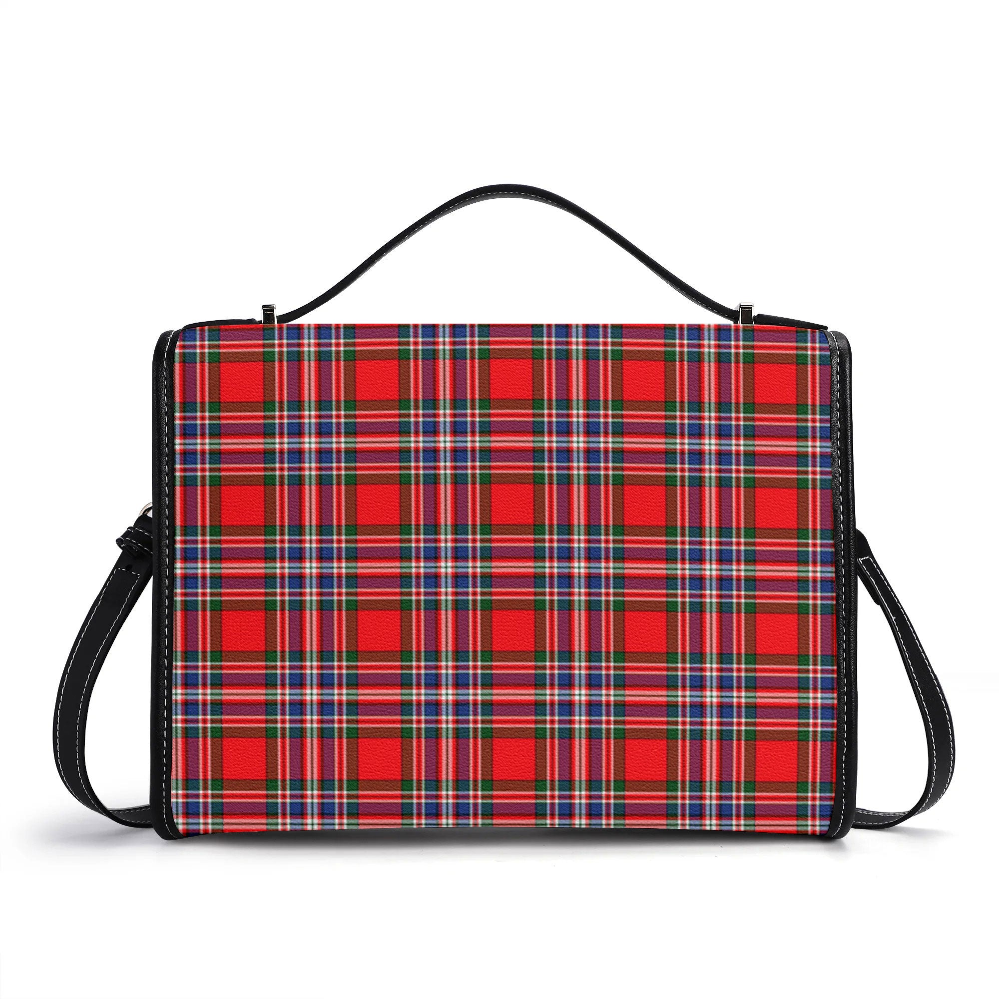 MacFarlane Modern Tartan Crest Satchel Bag