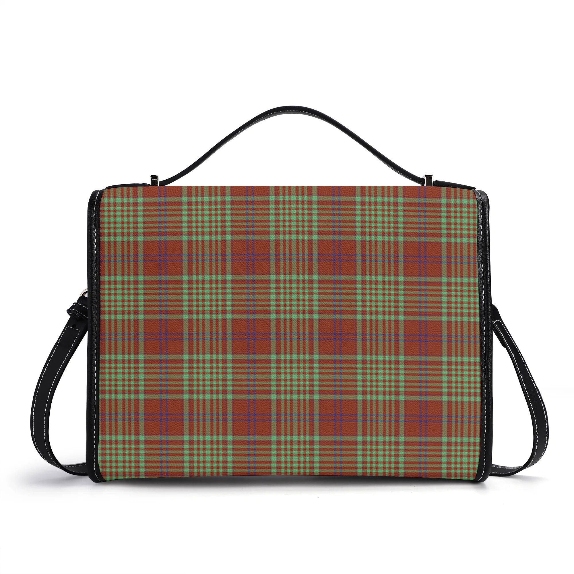 MacGillivray Hunting Ancient Tartan Crest Satchel Bag