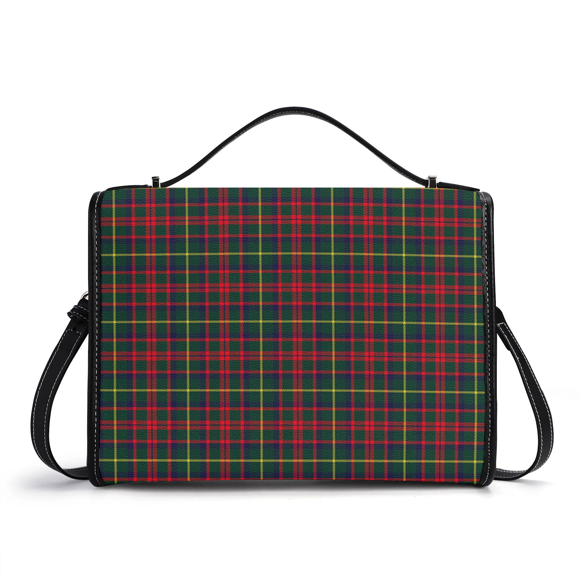 MacKintosh Hunting Modern Tartan Crest Satchel Bag