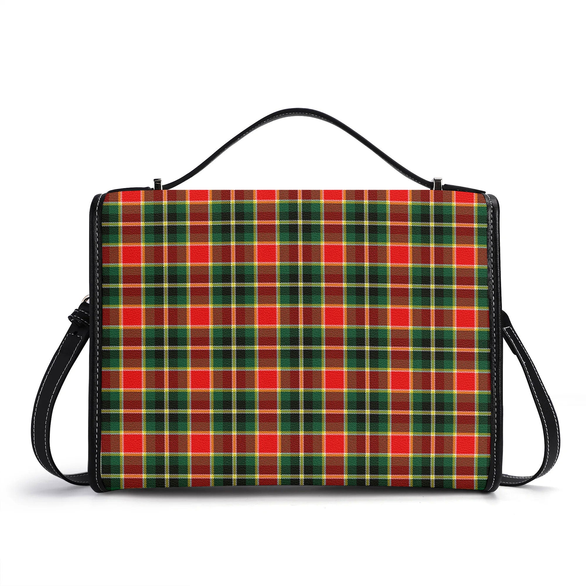 MacLachlan Hunting Modern Tartan Crest Satchel Bag