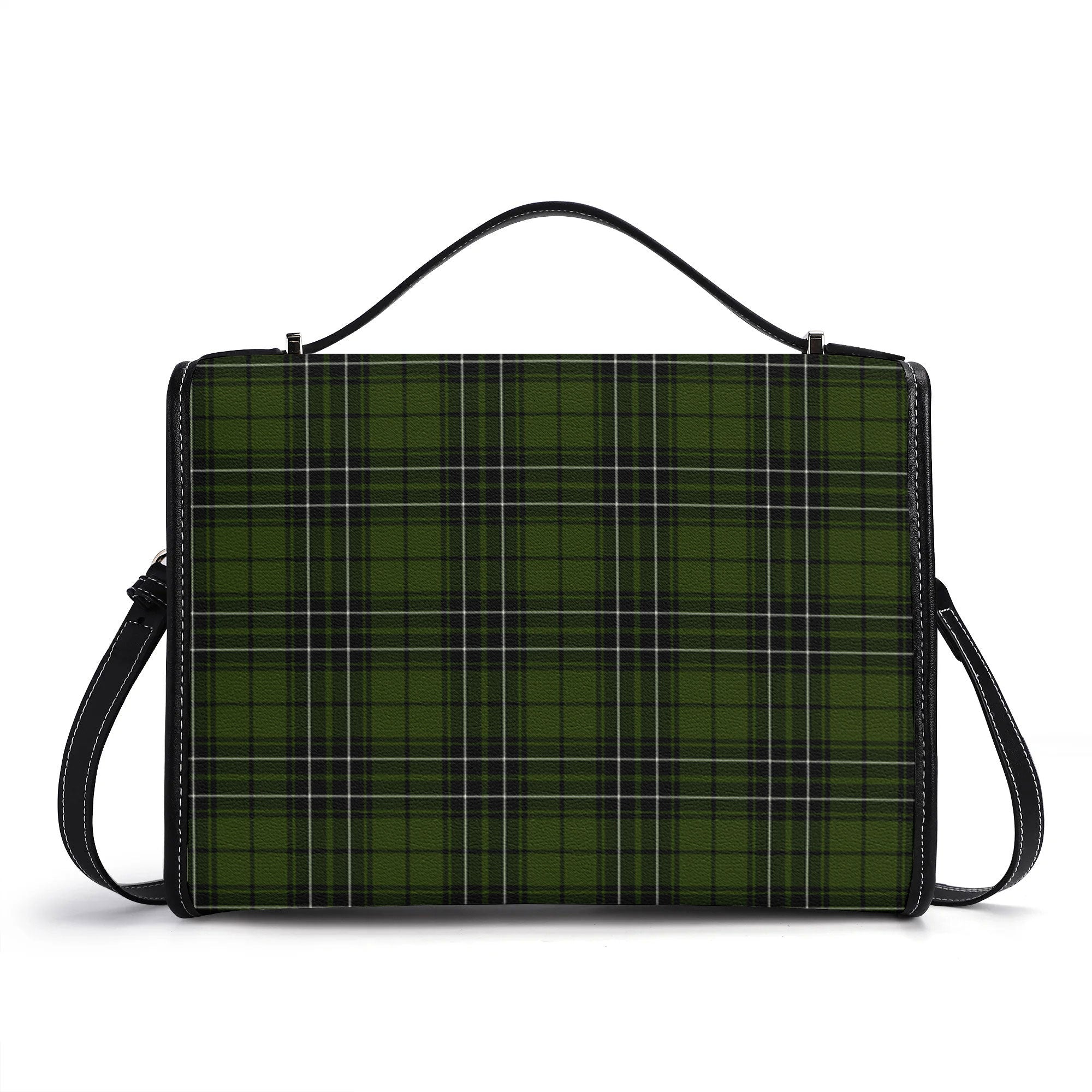 MacLean Hunting Tartan Crest Satchel Bag