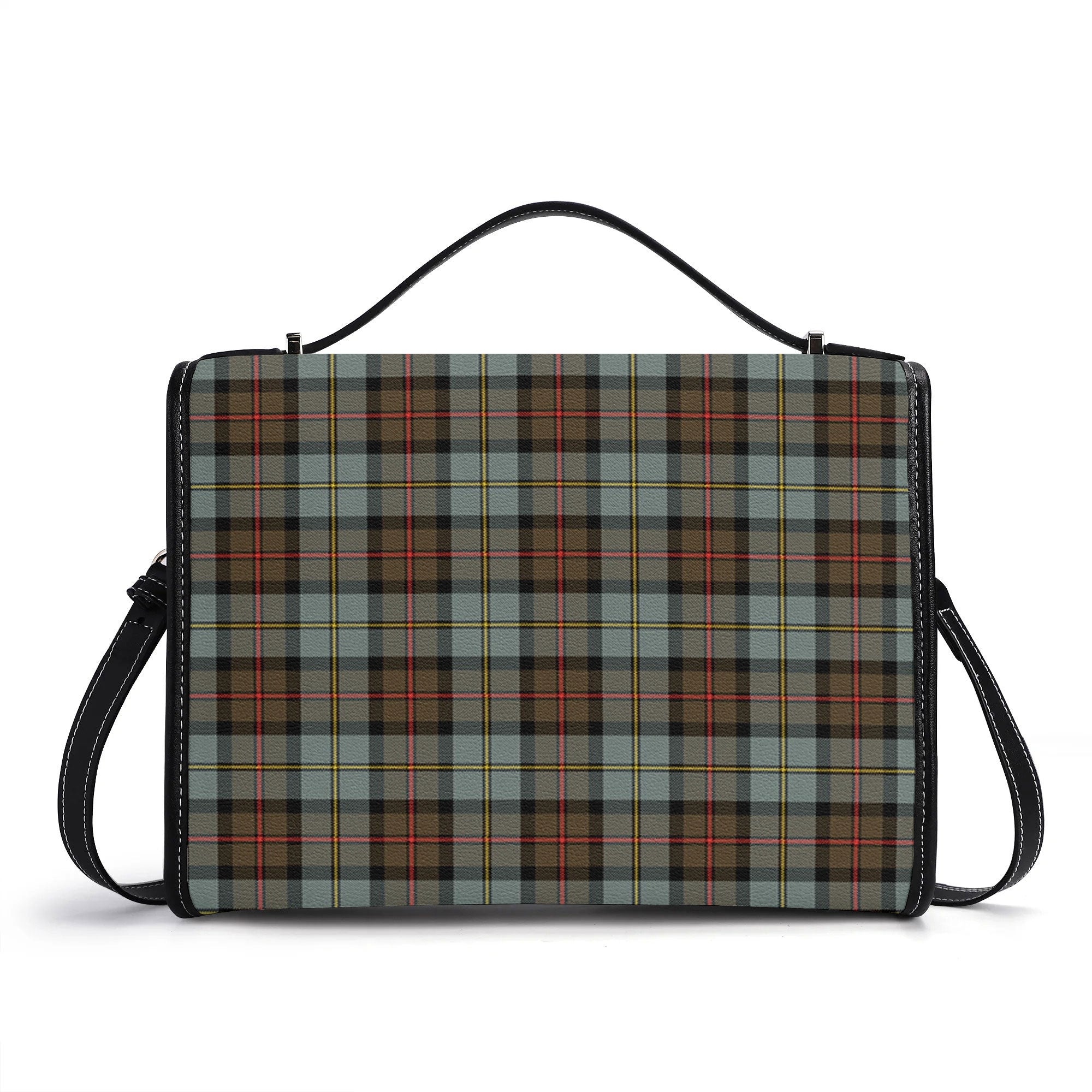 MacLeod of Harris Weathered Tartan Crest Satchel Bag