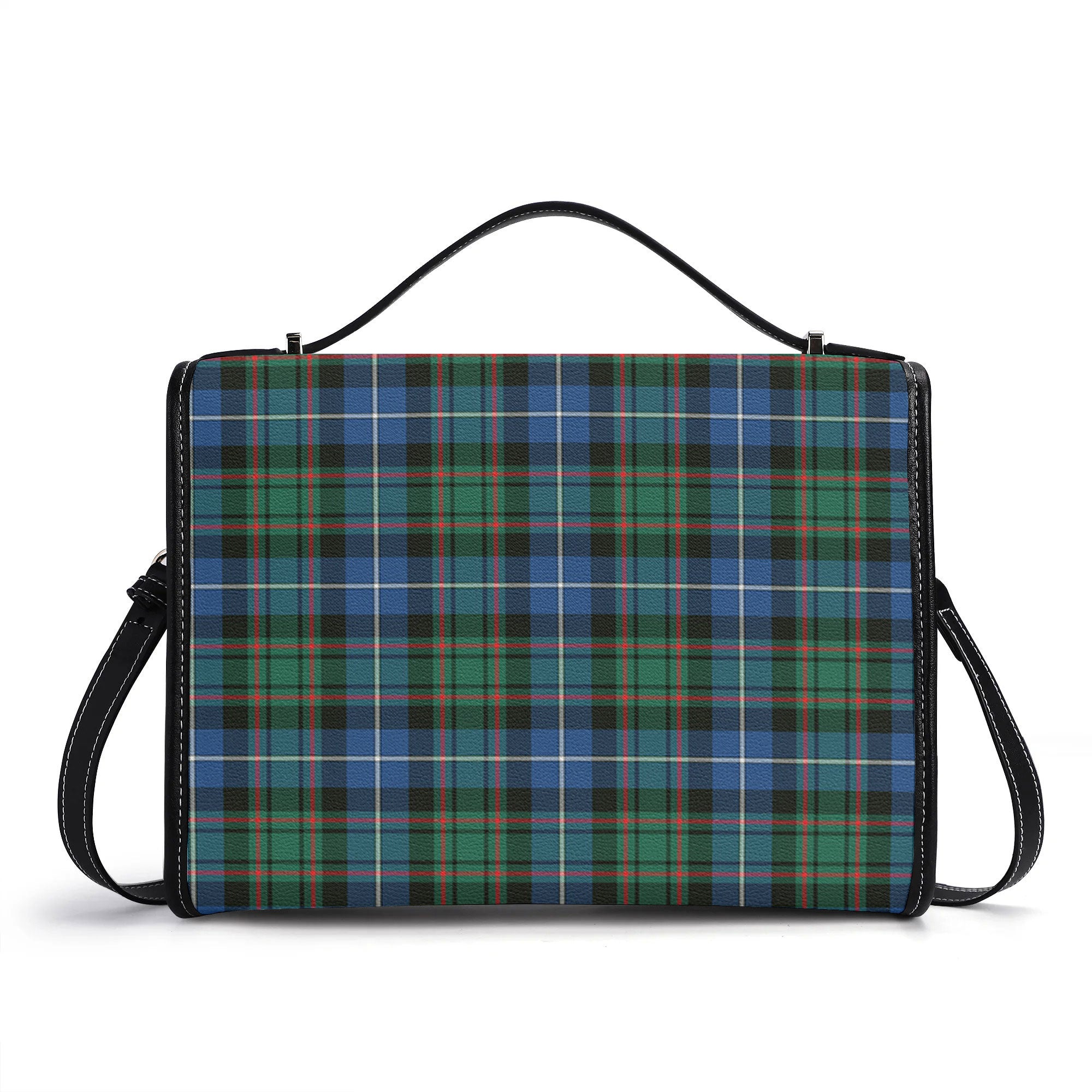 MacRae Hunting Ancient Tartan Crest Satchel Bag