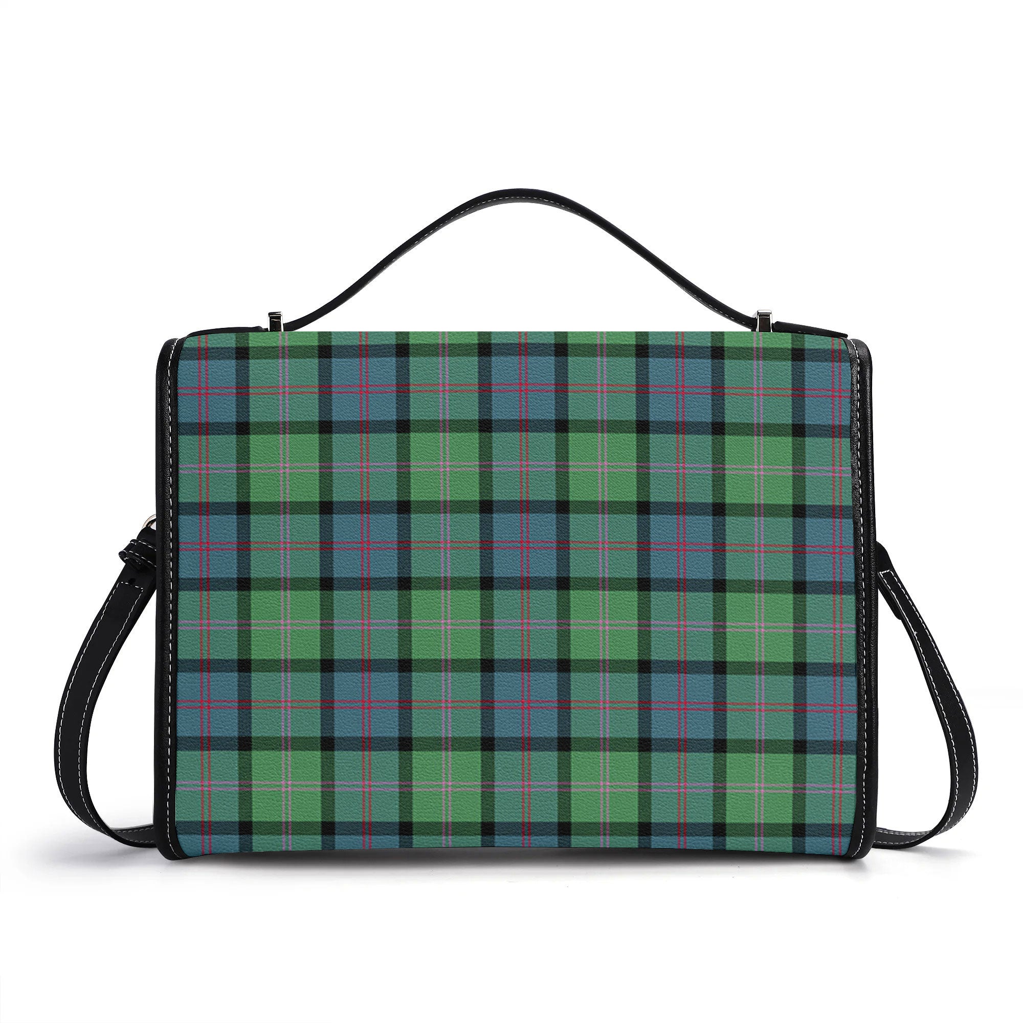 MacThomas Ancient Tartan Crest Satchel Bag