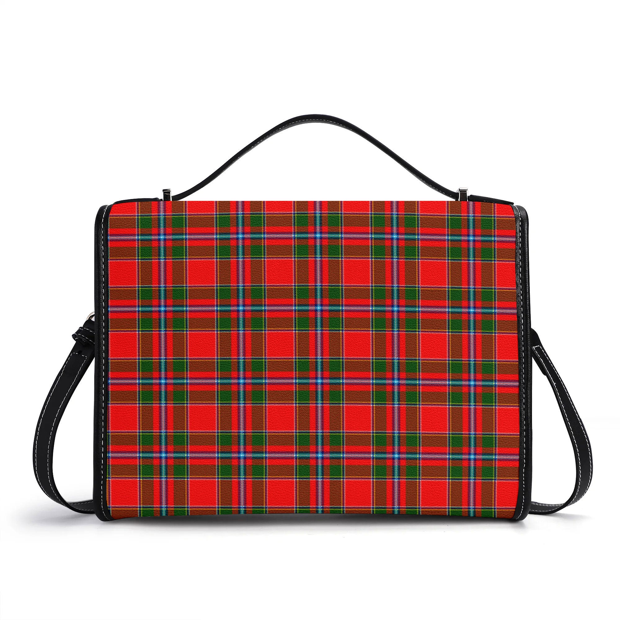 Maule Tartan Crest Satchel Bag