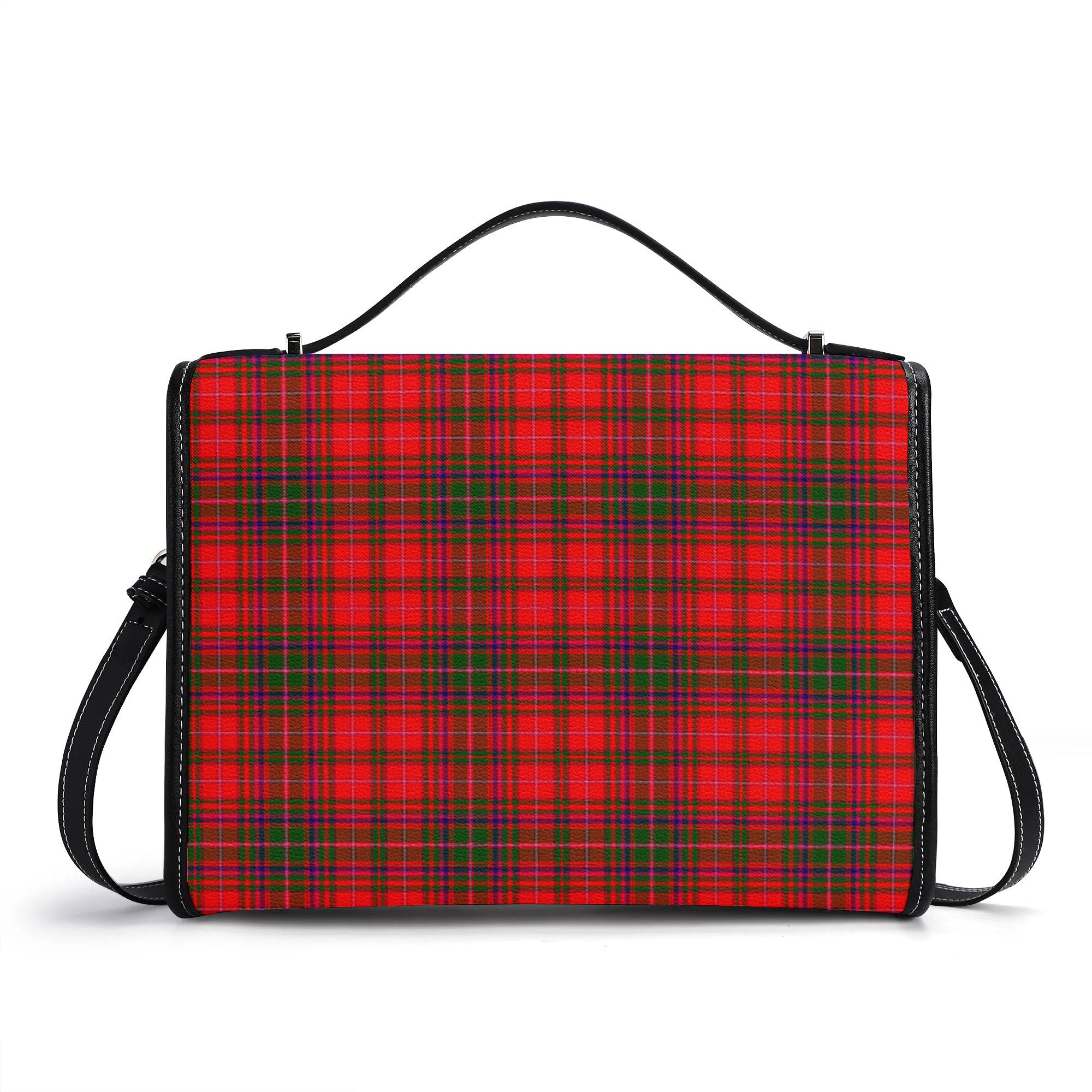 McDougall Modern Tartan Crest Satchel Bag
