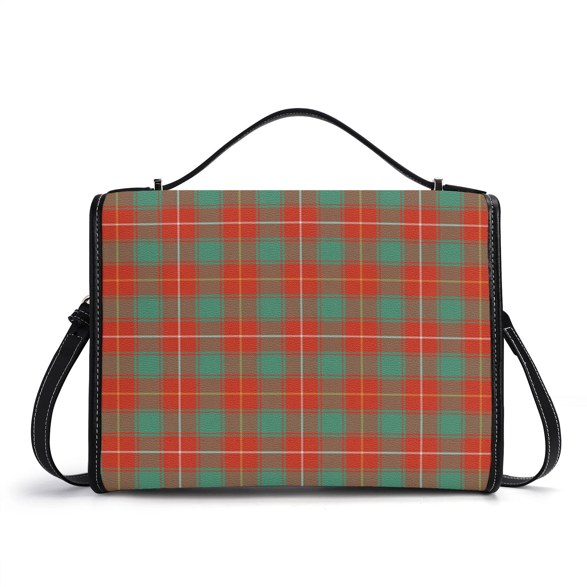 McFie Ancient Tartan Crest Satchel Bag