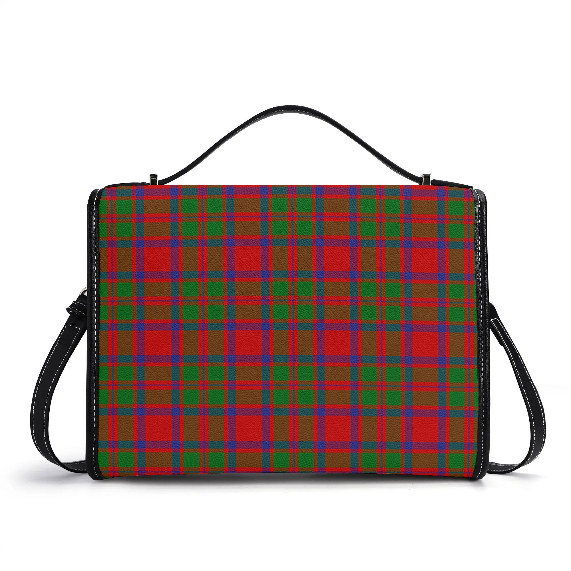 McIntosh Modern Tartan Crest Satchel Bag