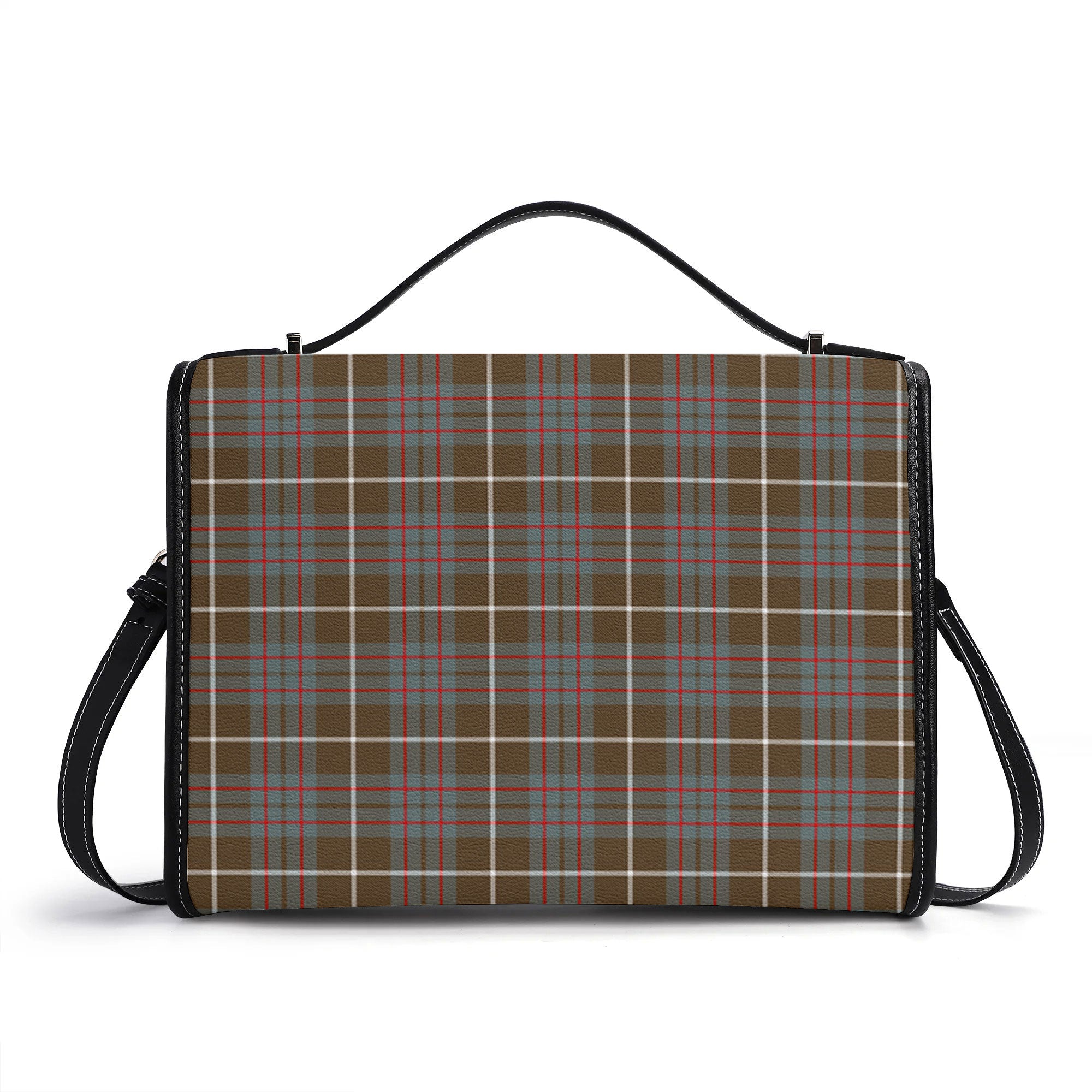 McIntyre Hunting Weathered Tartan Crest Satchel Bag