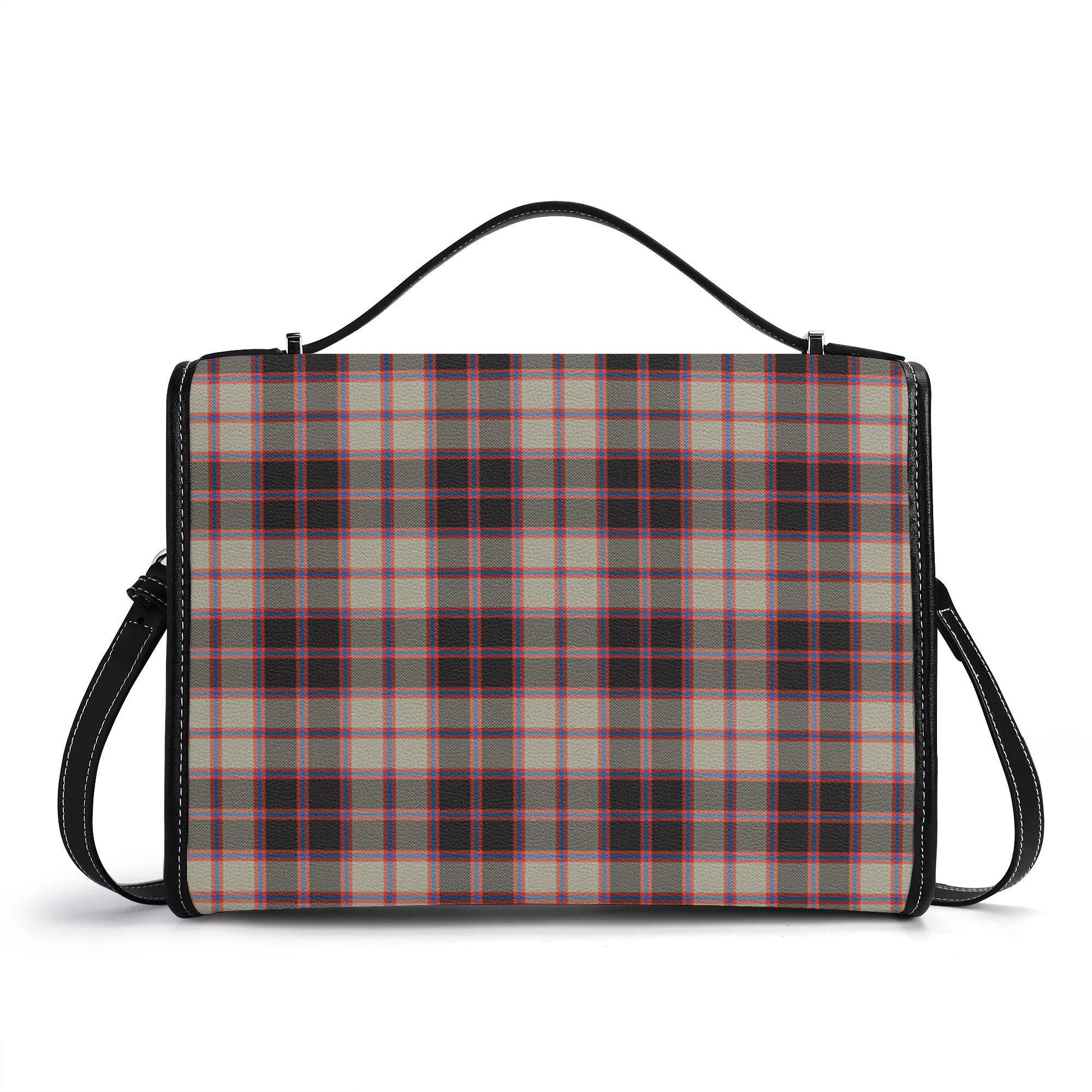McPherson Hunting Ancient Tartan Crest Satchel Bag