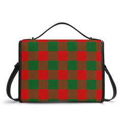 Moncreiffe (or Moncreiff) Tartan Crest Satchel Bag
