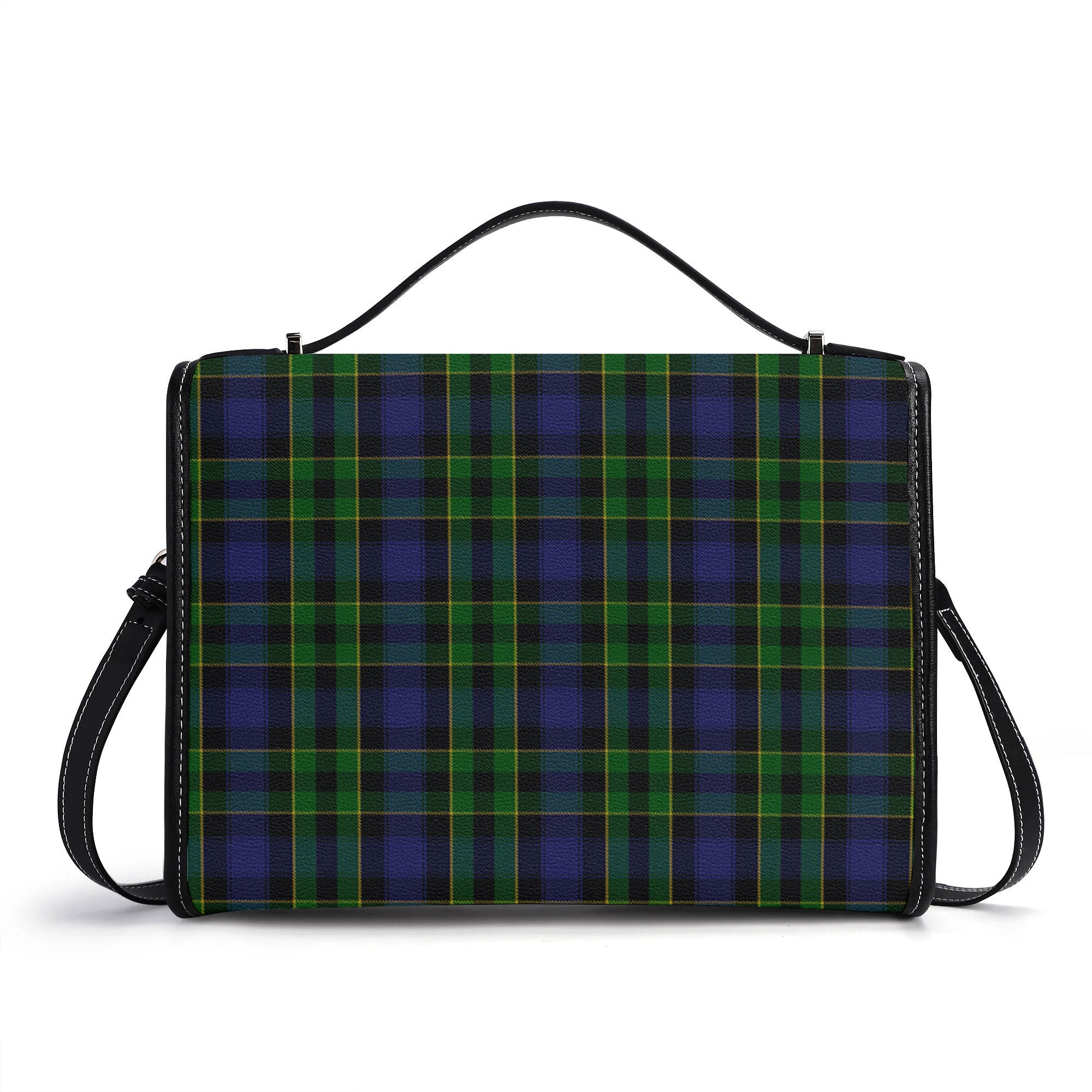 Mowat Modern Tartan Crest Satchel Bag