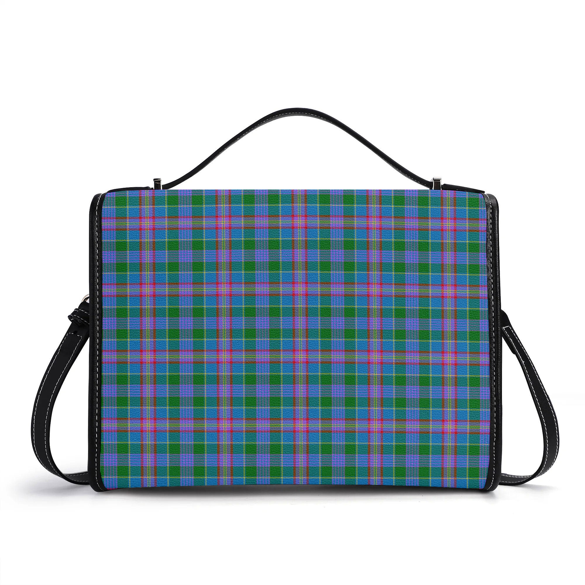 Ralston Tartan Crest Satchel Bag