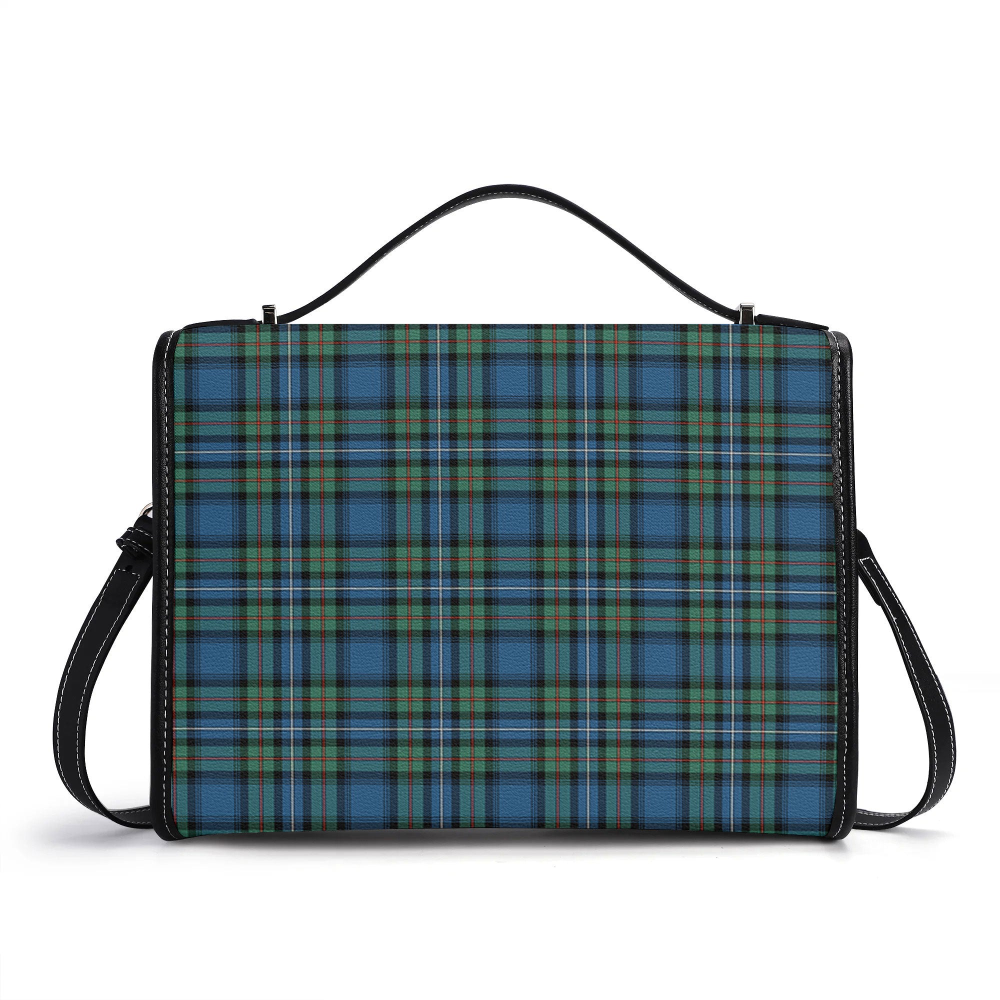 Robertson Hunting Ancient Tartan Crest Satchel Bag
