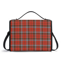 Robertson Weathered Tartan Crest Satchel Bag