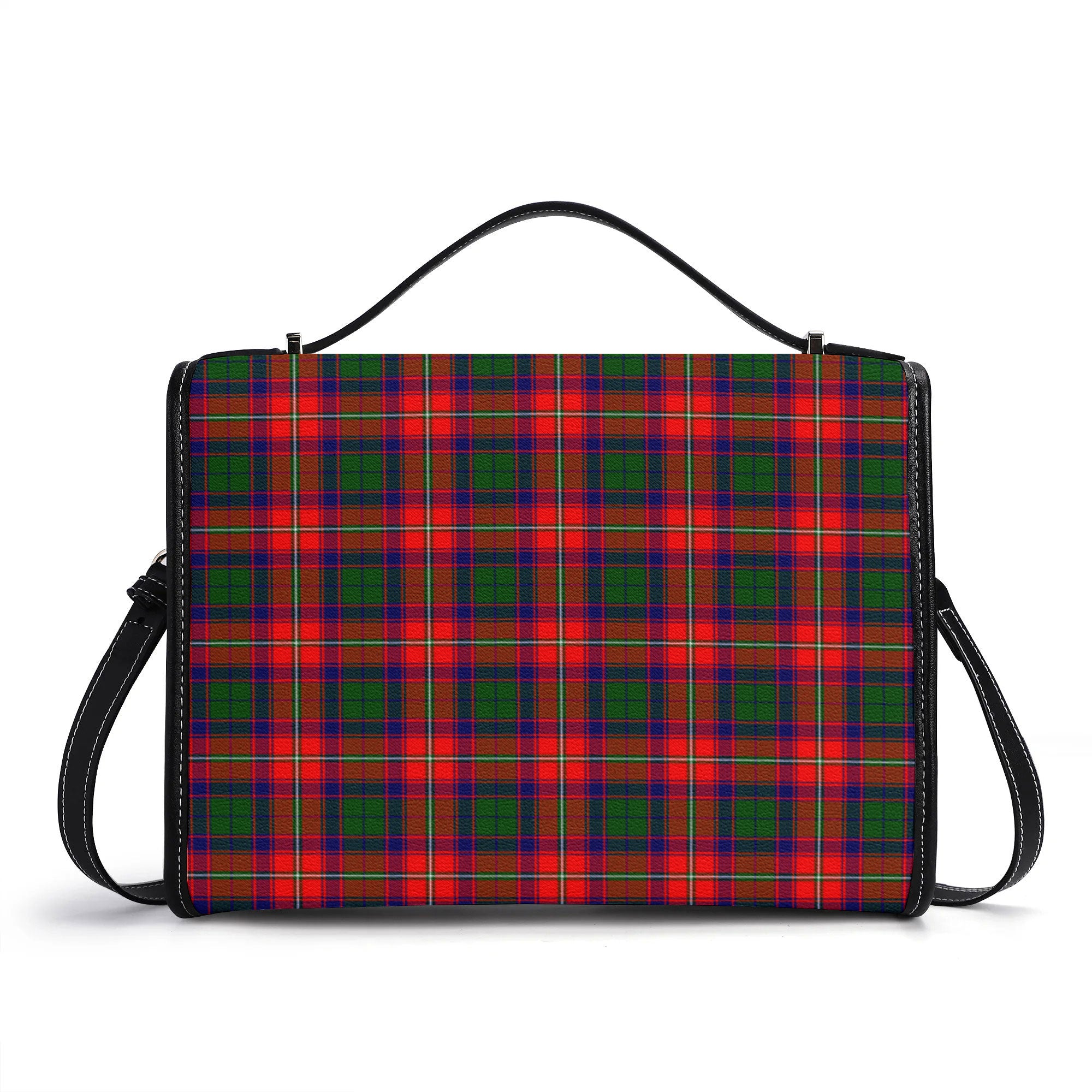 Roxburgh District Tartan Crest Satchel Bag
