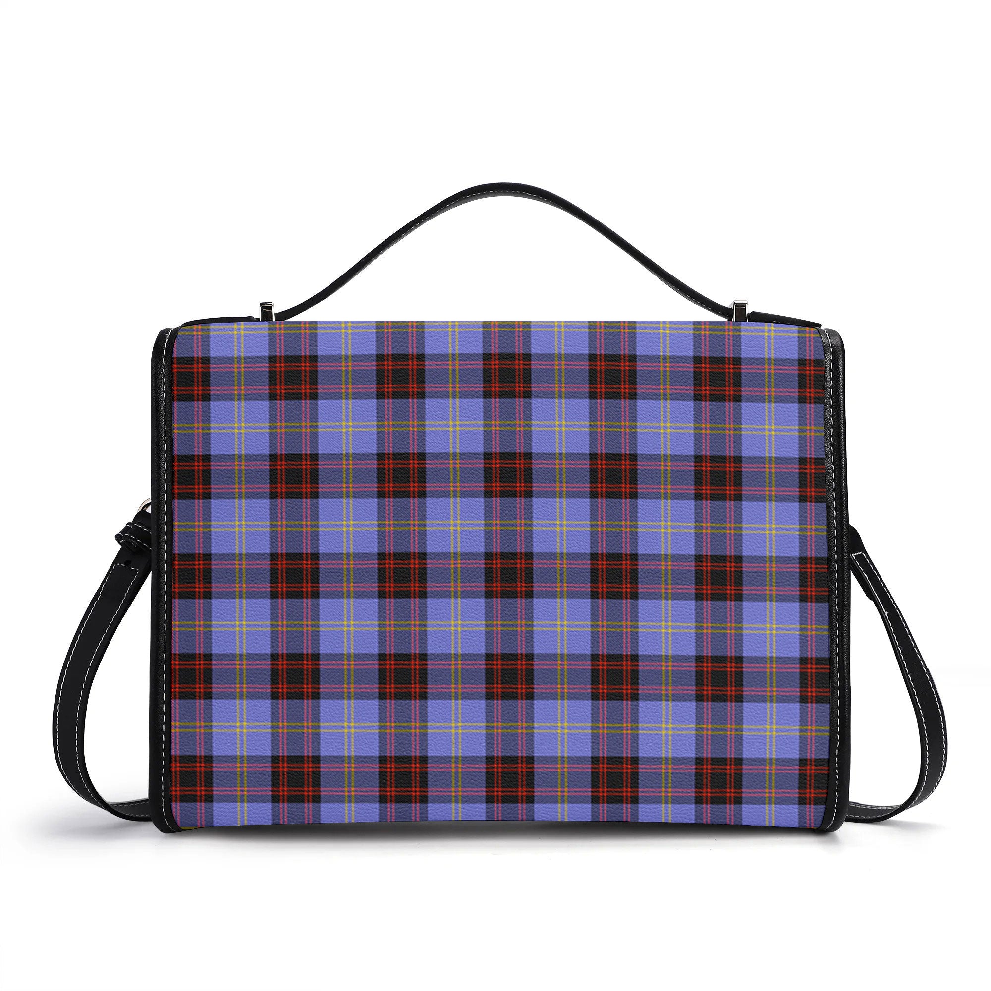 Rutherford Tartan Crest Satchel Bag