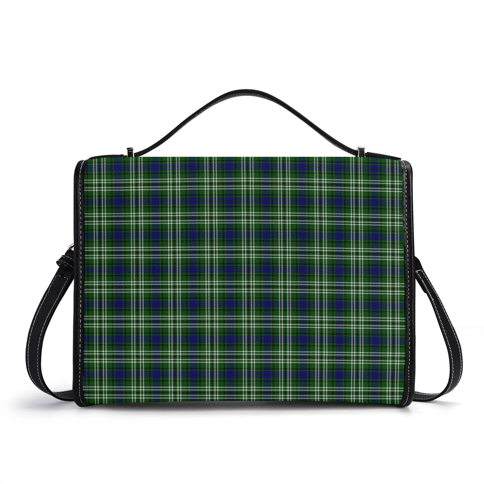 Spottiswood Tartan Crest Satchel Bag