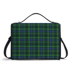Stewart Hunting Modern Tartan Crest Satchel Bag