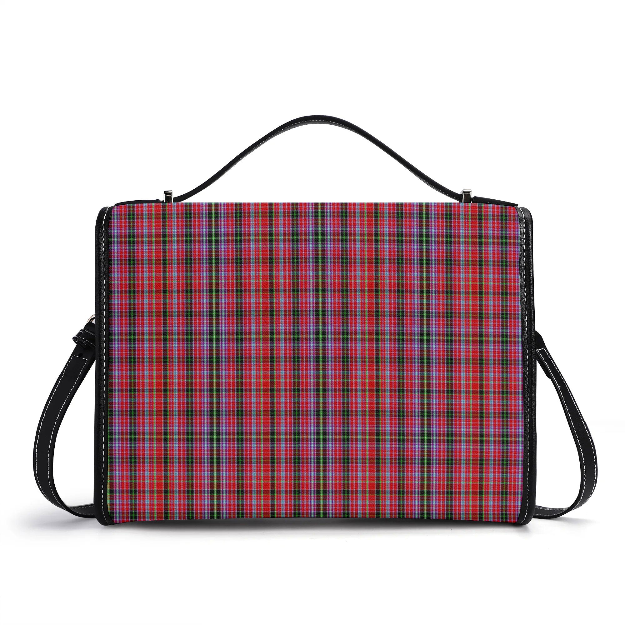 Straiton Tartan Crest Satchel Bag