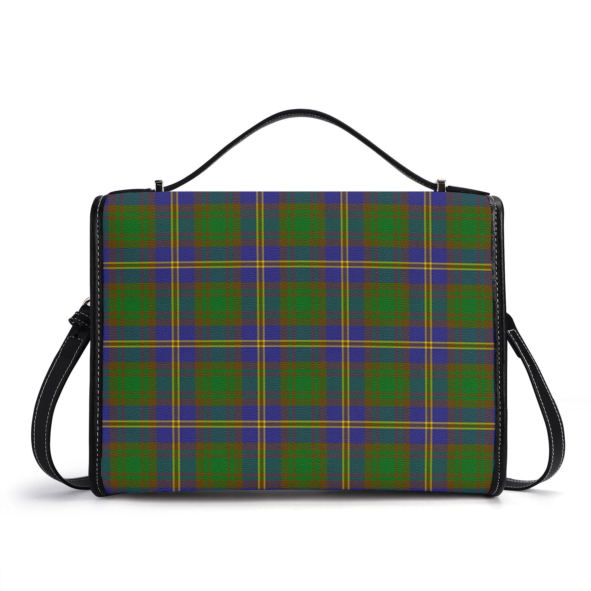 Strang (or Strange) Tartan Crest Satchel Bag