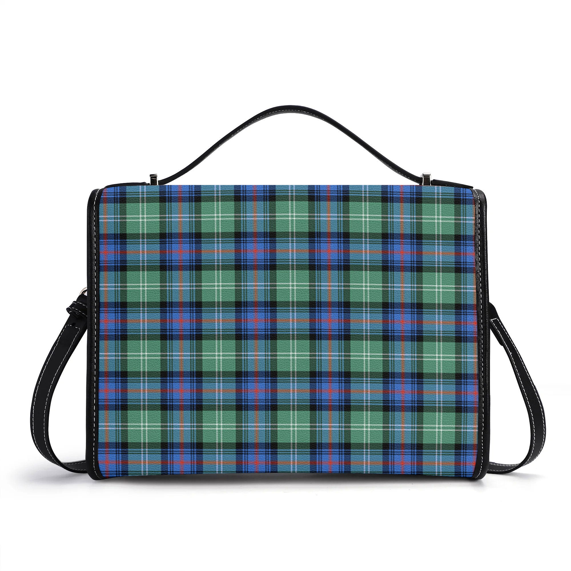 Sutherland Old Ancient Tartan Crest Satchel Bag