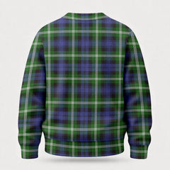 Baillie Modern Tartan Crest Sweater