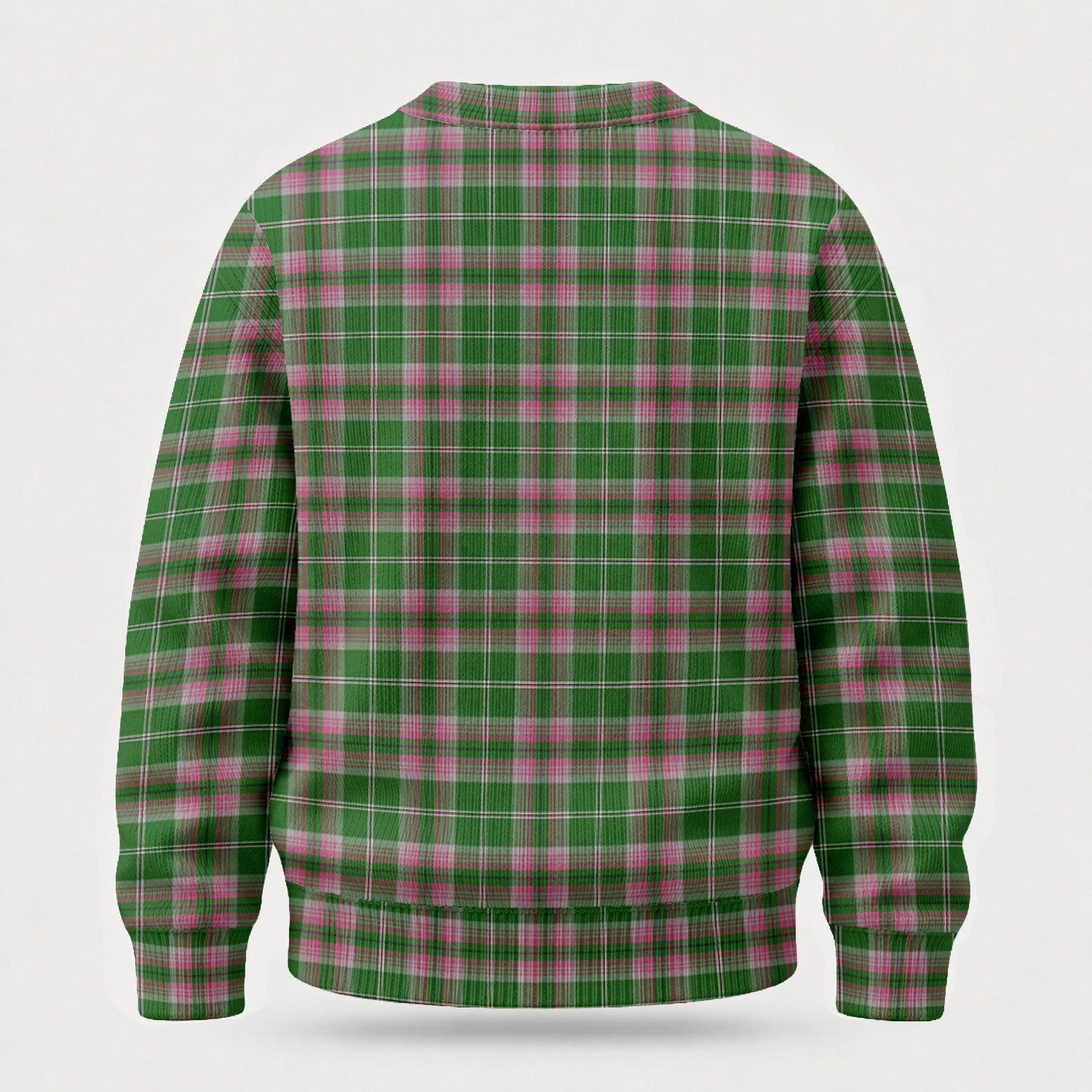 Gray Hunting Tartan Crest Sweater