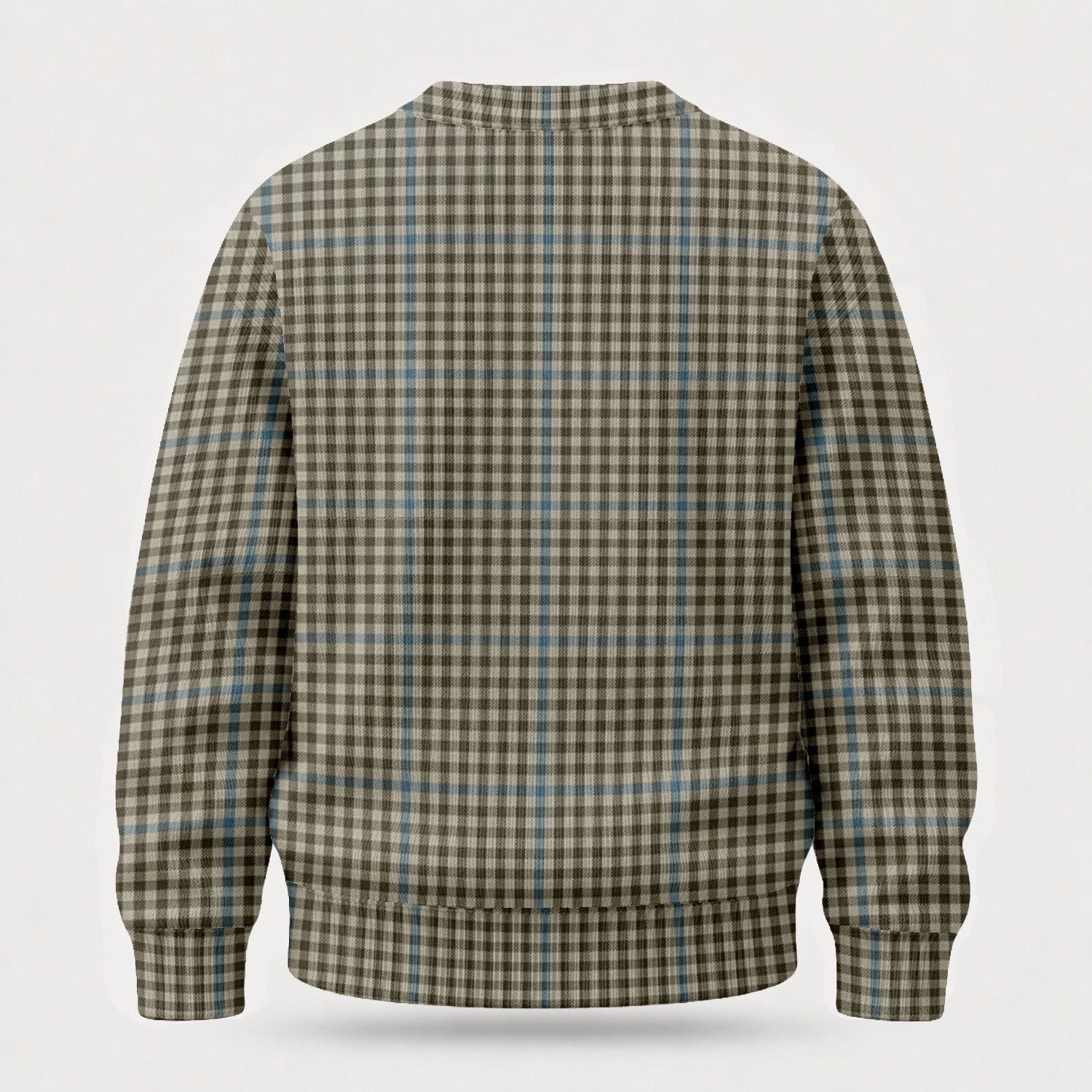 Haig Check Tartan Crest Sweater
