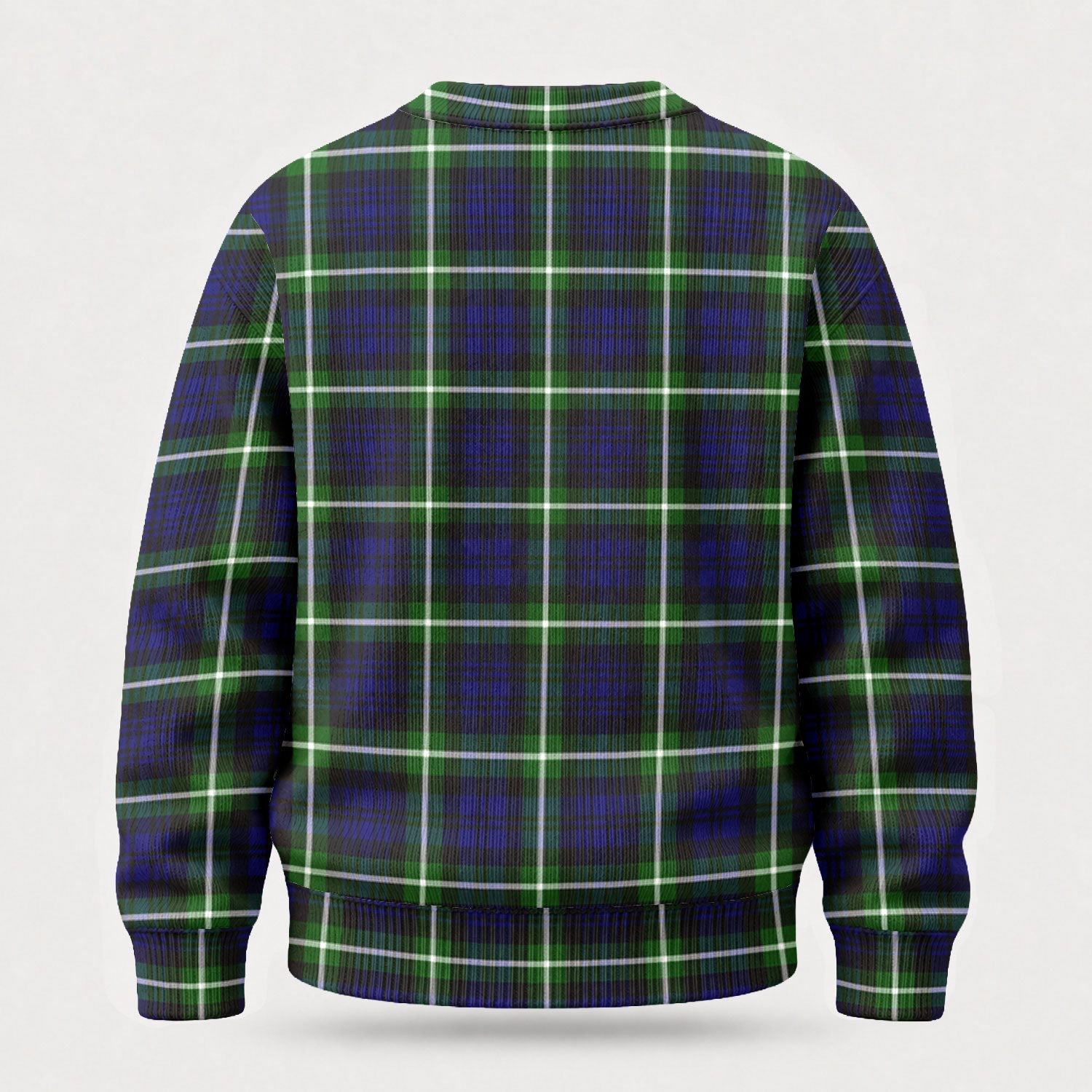 Lamont Modern Tartan Crest Sweater