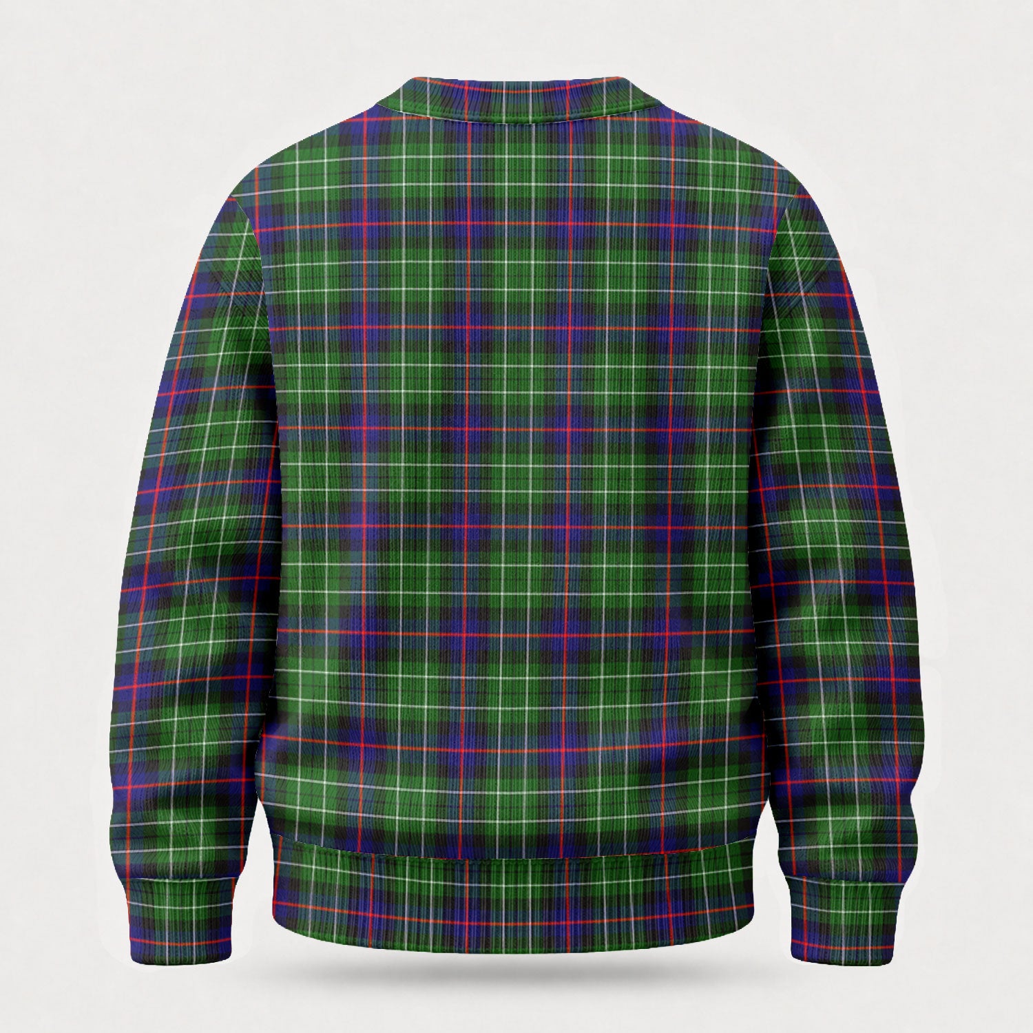 Leslie Hunting Tartan Crest Sweater