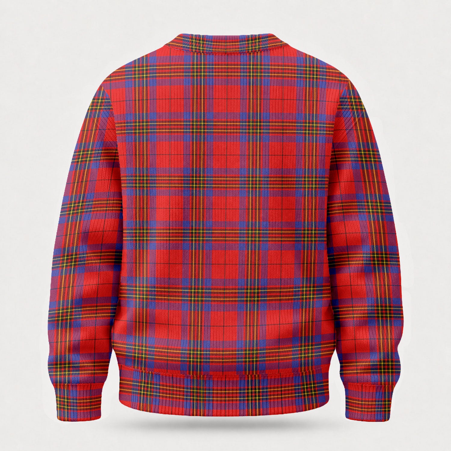 Leslie Modern Tartan Crest Sweater