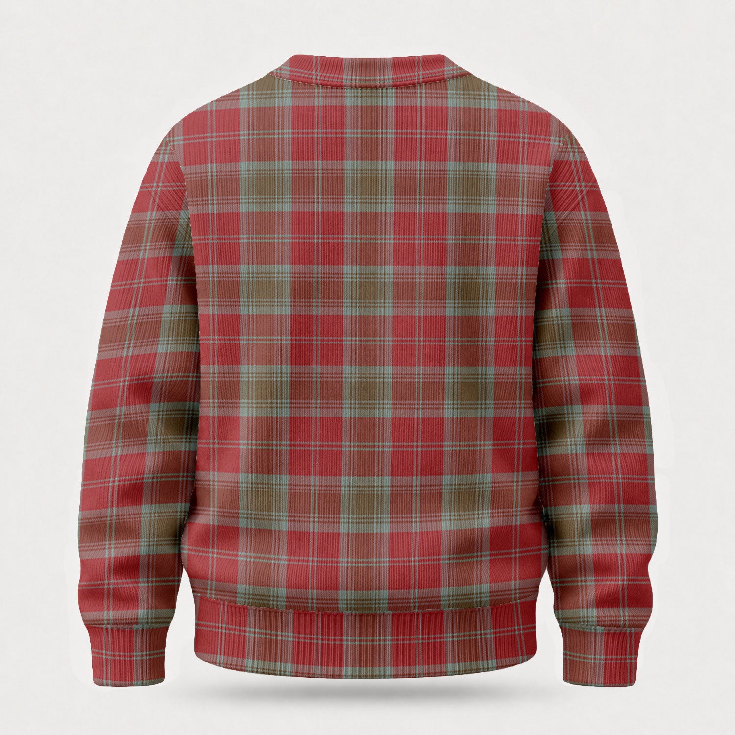 Lindsay Weathered Tartan Crest Sweater