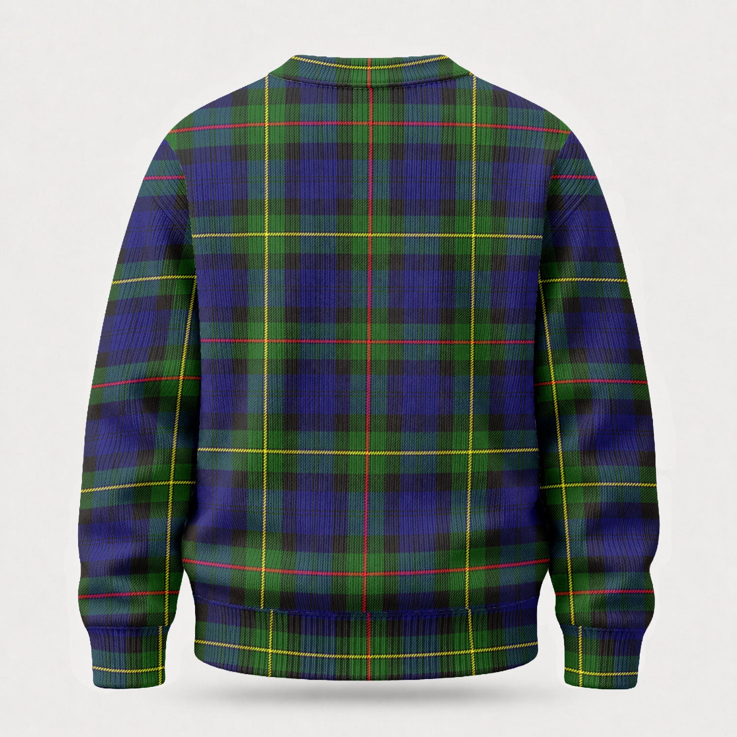 MacEwan Modern Tartan Crest Sweater