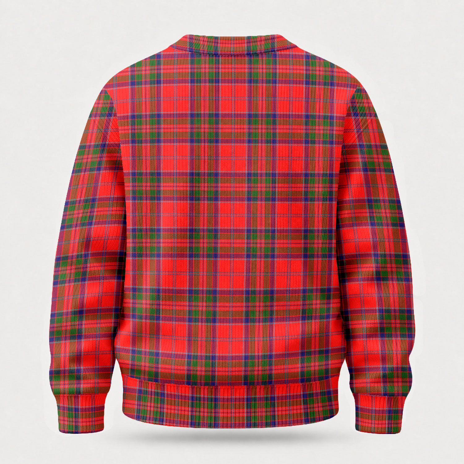 MacGillivray Modern Tartan Crest Sweater