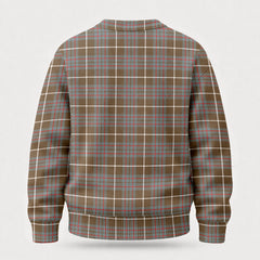MacIntyre Hunting Weathered Tartan Crest Sweater