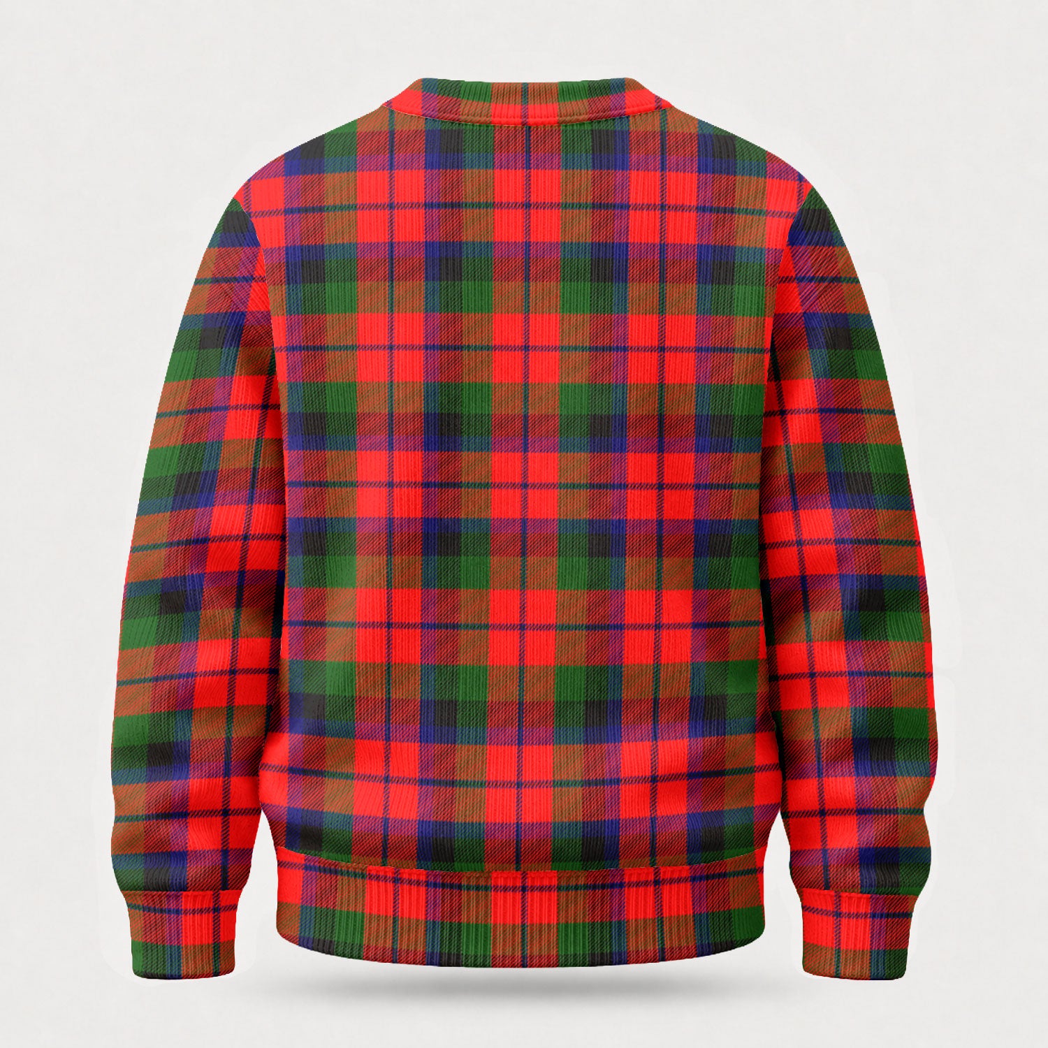 MacNaughton Modern Tartan Crest Sweater