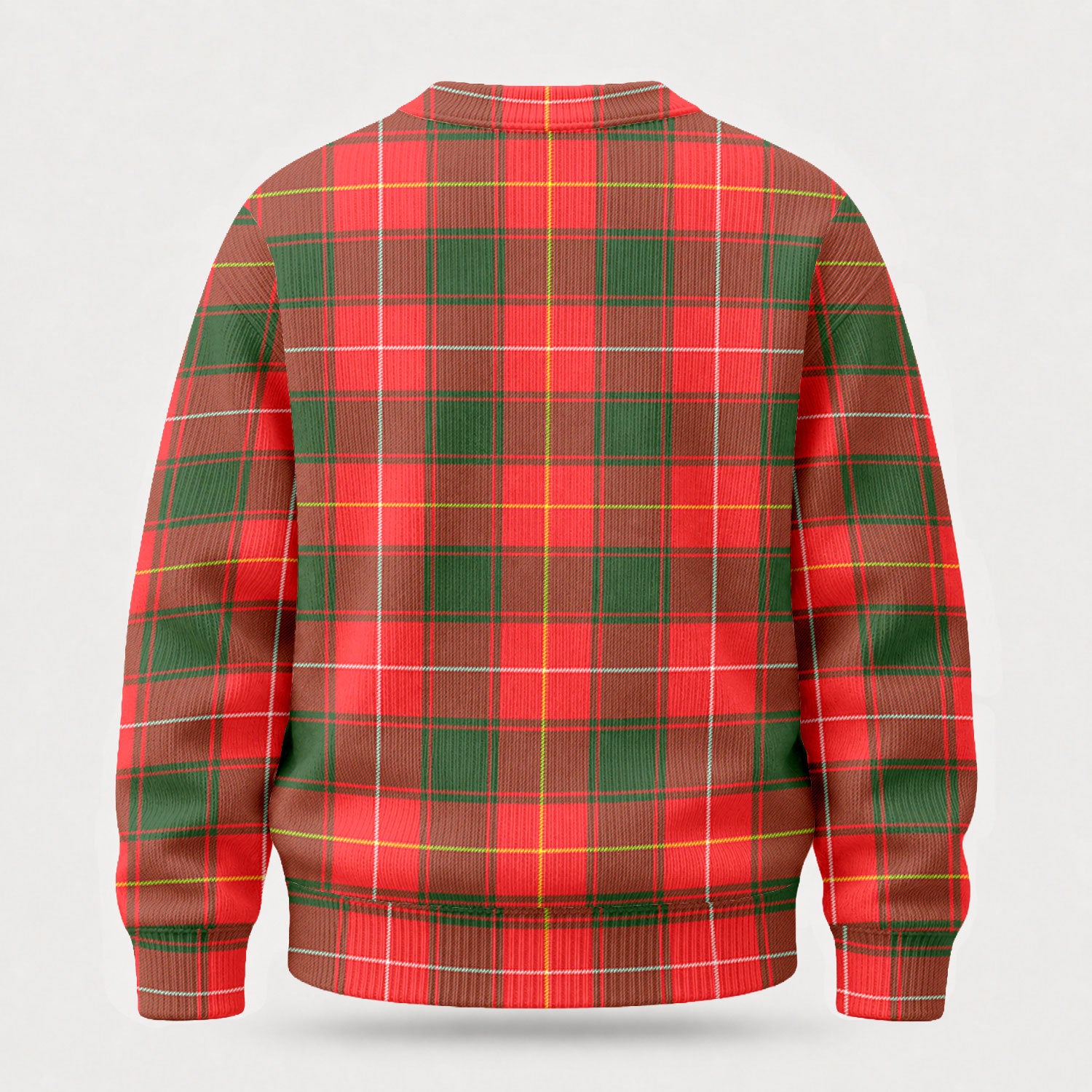 MacPhee Modern Tartan Crest Sweater