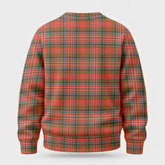 MacPherson Weathered Tartan Crest Sweater