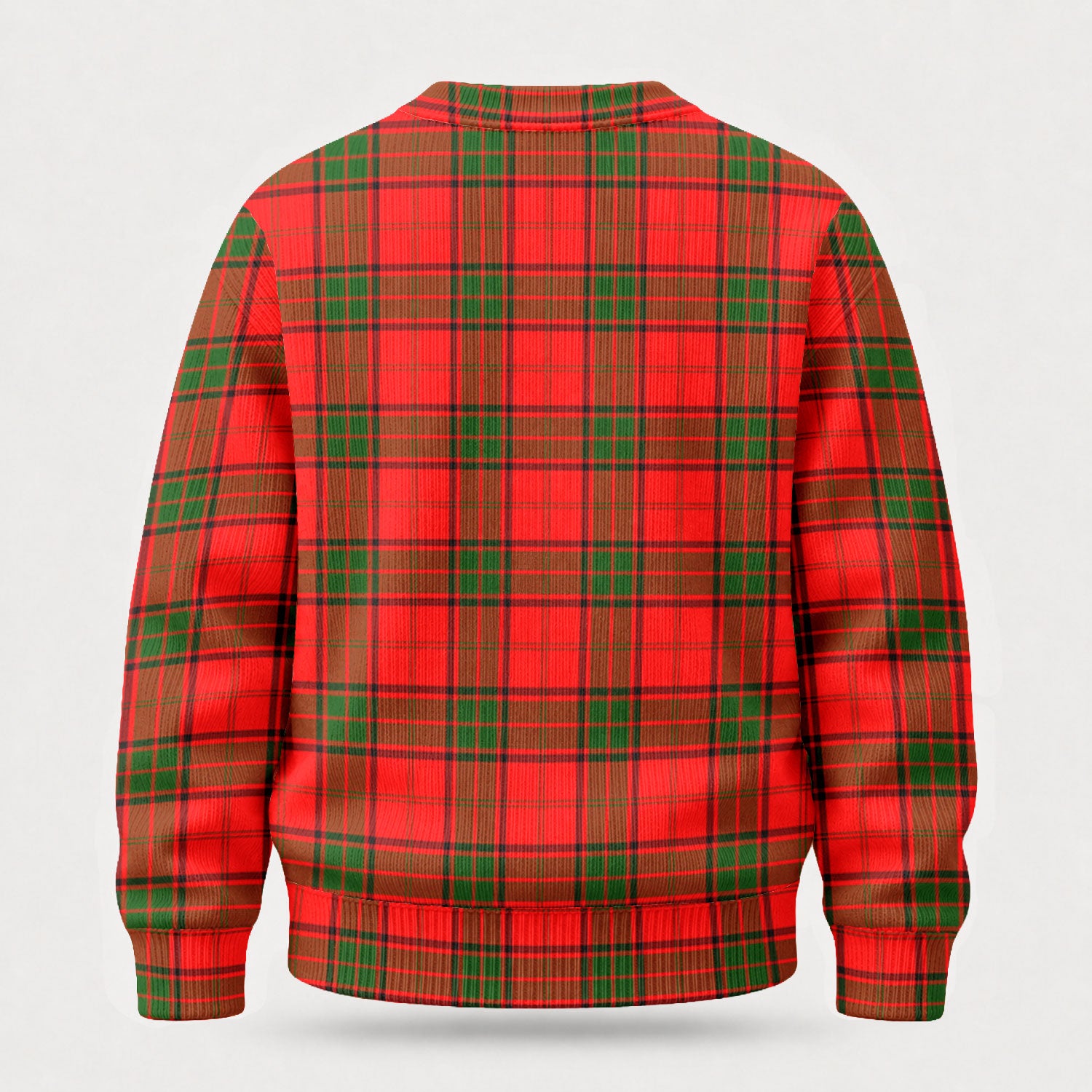 Maxwell Modern Tartan Crest Sweater