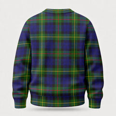 McEwan Modern Tartan Crest Sweater