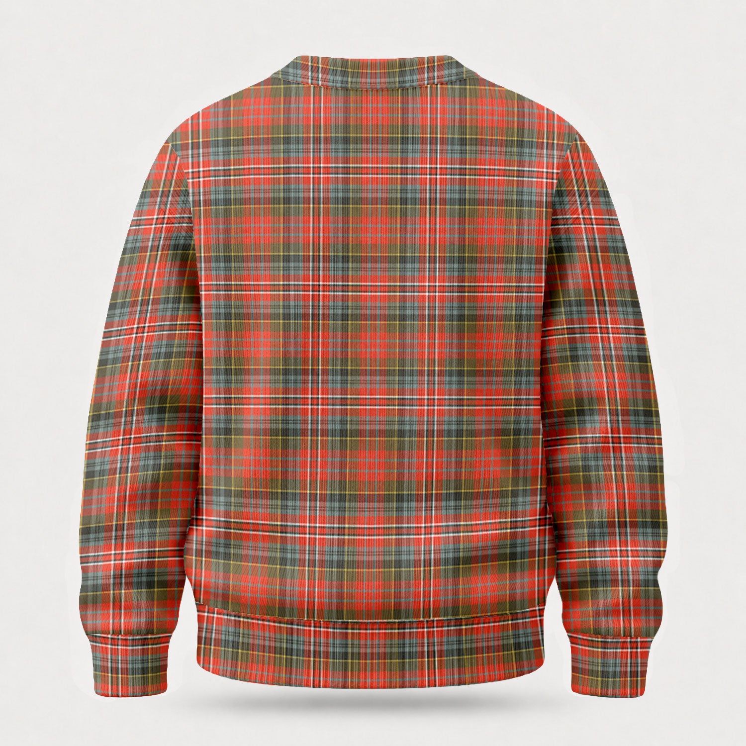 McPherson Weathered Tartan Crest Sweater