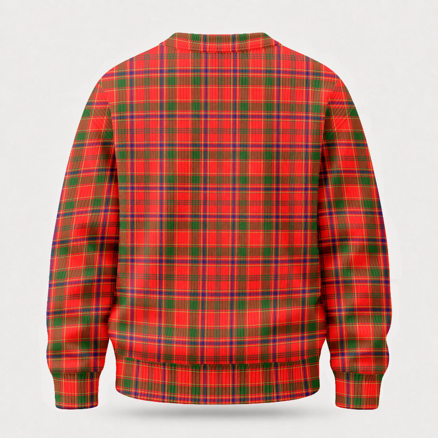 Munro Modern Tartan Crest Sweater