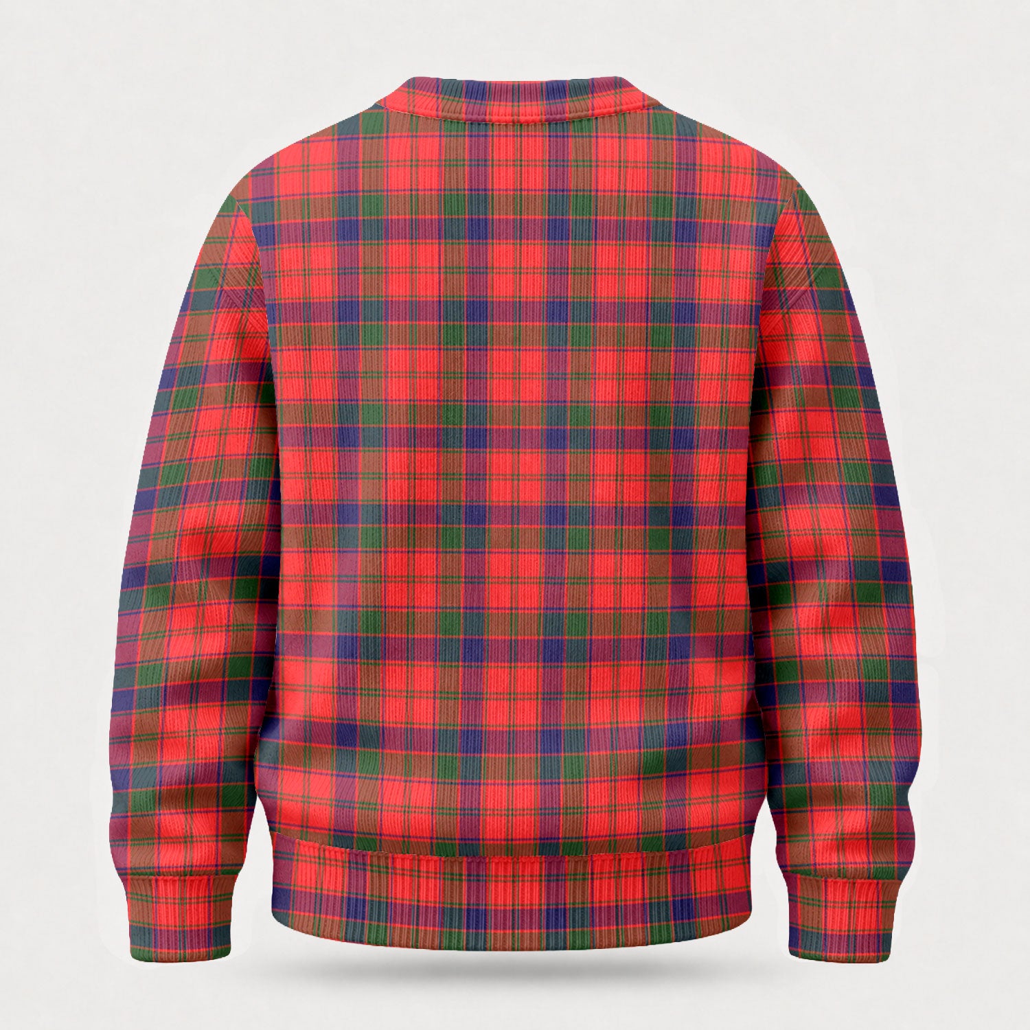 Reid Modern Tartan Crest Sweater