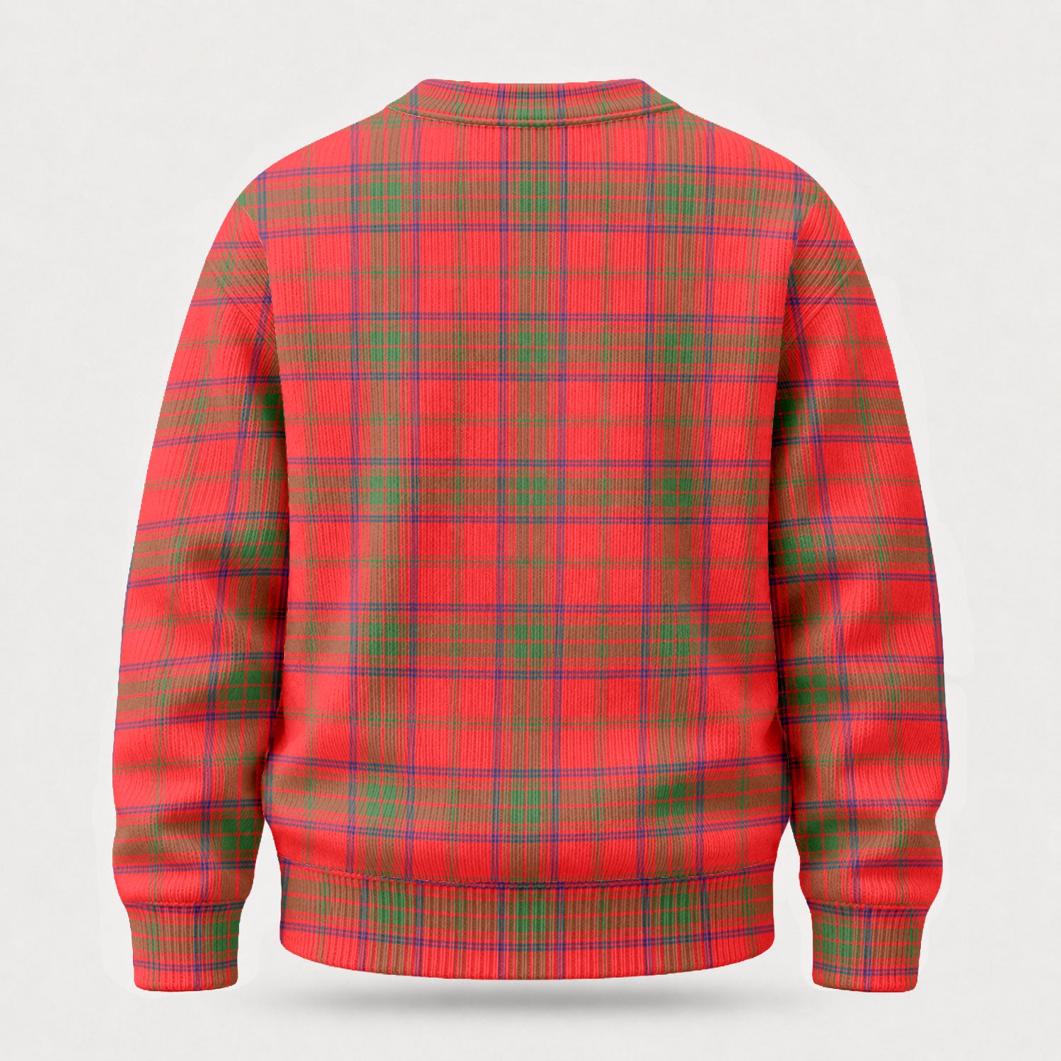 Ross Modern Tartan Crest Sweater